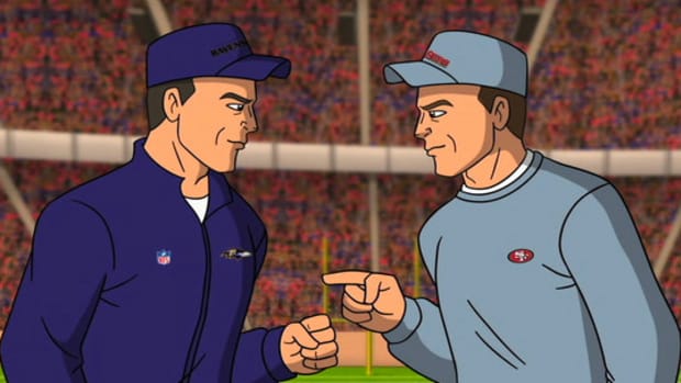 It's Harbaugh vs. Harbaugh: The Cartoon (We've Got a Video Clip!)